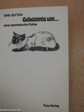 Geheimnis um... eine siamesische Katze