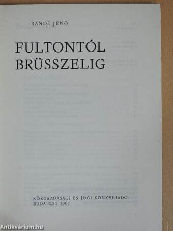 Fultontól Brüsszelig