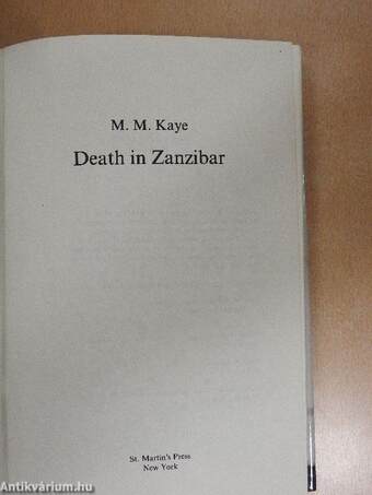 Death in Zanzibar