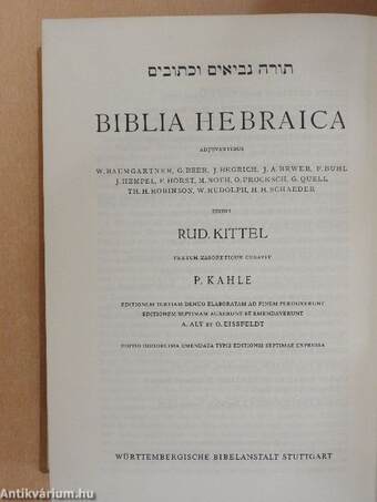 Biblia Hebraica