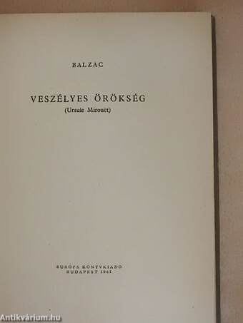 Veszélyes örökség 