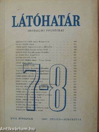 Látóhatár 1967. július-augusztus