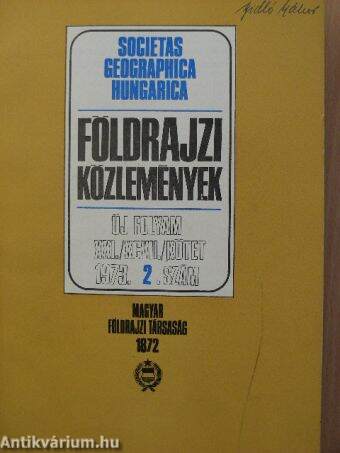 Földrajzi Közlemények 1973/2.