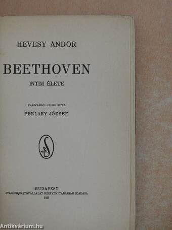 Beethoven intim élete