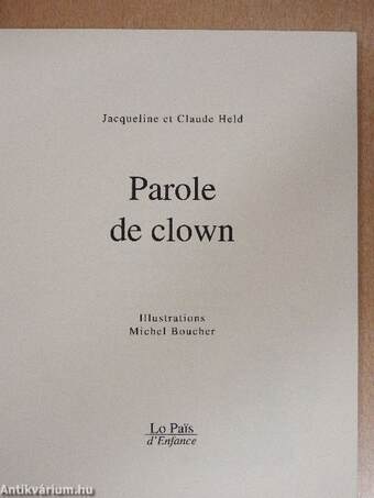 Parole de clown