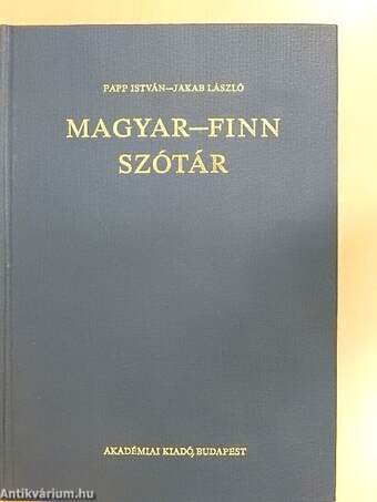 Magyar-finn szótár