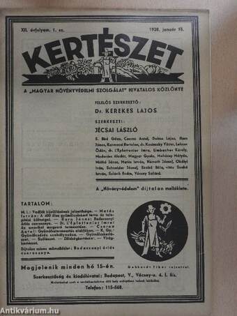 Kertészet 1938. január