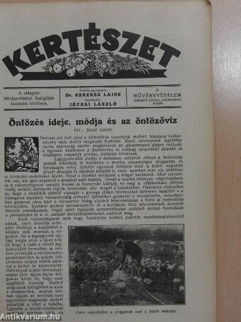 Kertészet 1934. június