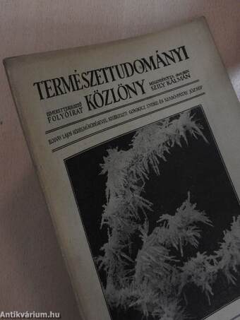 Természettudományi Közlöny 1933. januárius 1-15.