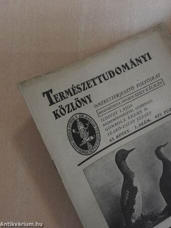 Természettudományi Közlöny 1931. januárius 1.