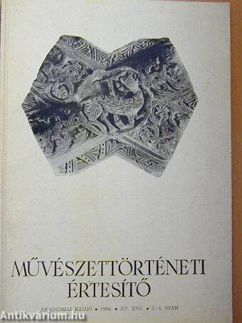 Művészettörténeti Értesítő 1966/3-4.