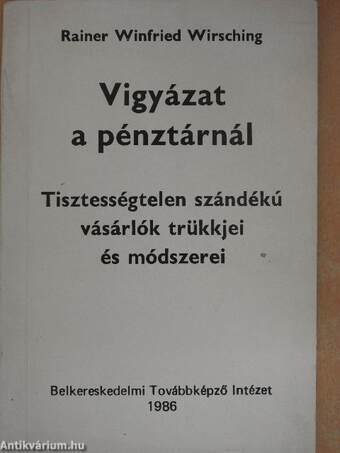 Vigyázat a pénztárnál