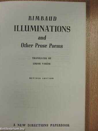 Illuminations and Other Prose Poems