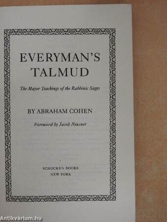 Everyman's Talmud