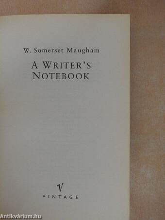 A Writer's Notebook