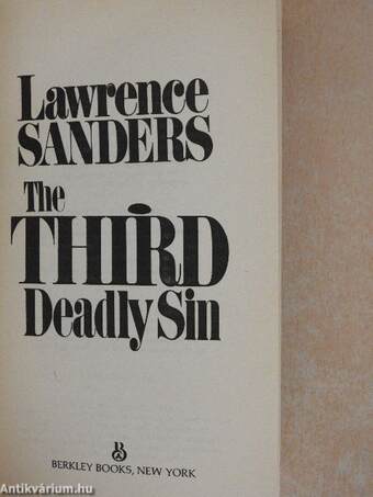 The Third Deadly Sin