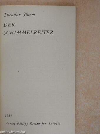 Der Schimmelreiter