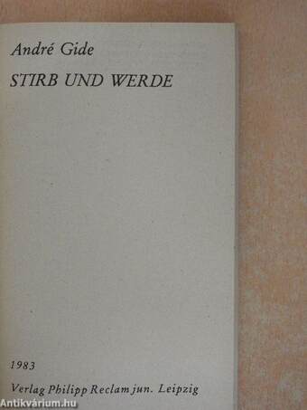 Stirb und Werde