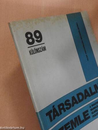 Társadalmi Szemle 1989. Különszám