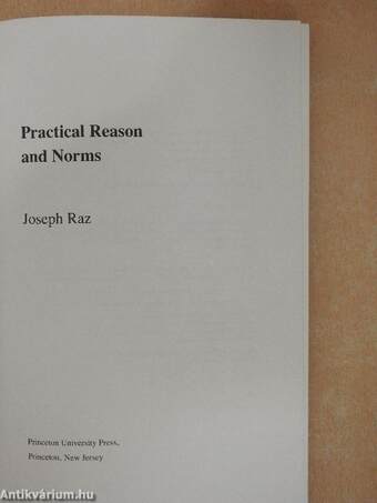 Practical Reason and Norms