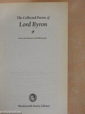 The Collected Poems of Lord Byron