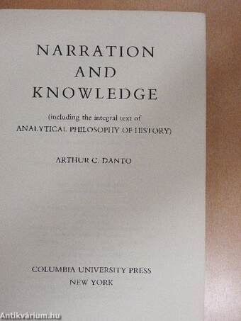 Narration and Knowledge