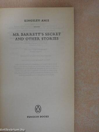 Mr Barrett's Secret and Other Stories