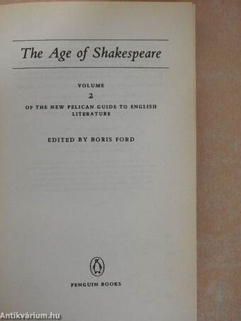 The Age of Shakespeare