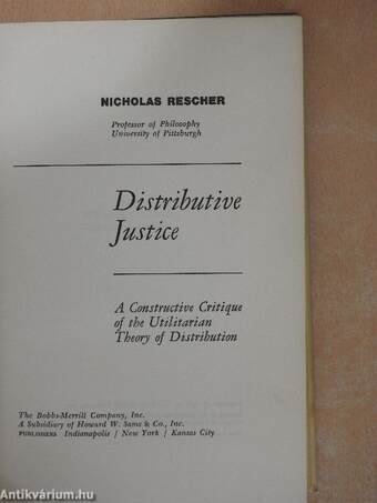 Distributive Justice