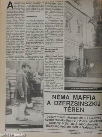 Mai nap 1989. (nem teljes évfolyam)