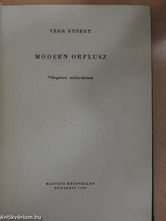 Modern Orfeusz