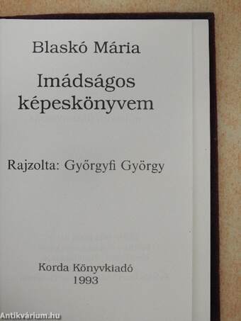 Imádságos képeskönyvem