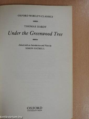 Under the Greenwood Tree