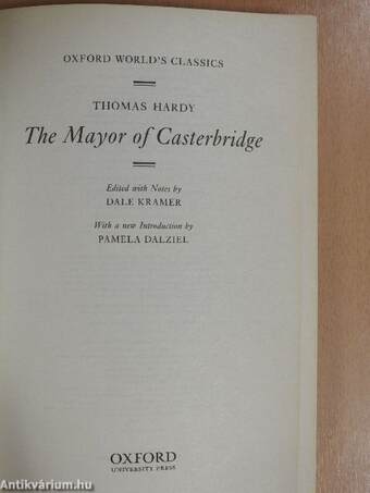 The Mayor of Casterbridge