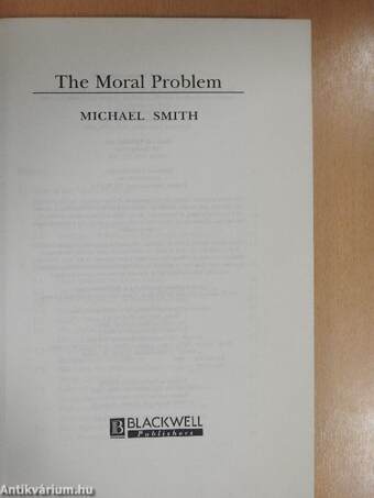 The Moral Problem