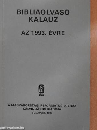 Bibliaolvasó kalauz az 1993. évre