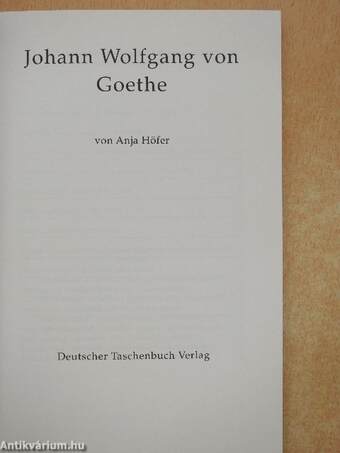 Johann Wolfgang von Goethe