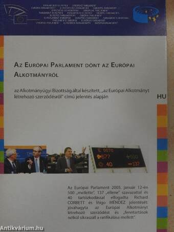 Az Európai Parlament dönt az Európai Alkotmányról