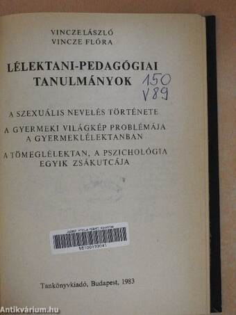 Lélektani-pedagógiai tanulmányok