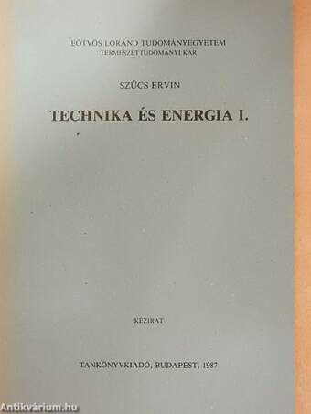 Technika és energia I.