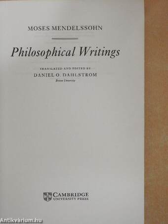 Philosophical Writings