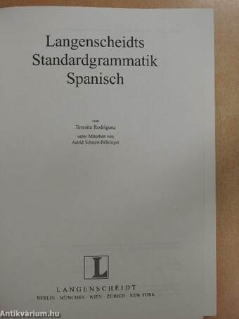 Langenscheidts Standardgrammatik - Spanisch