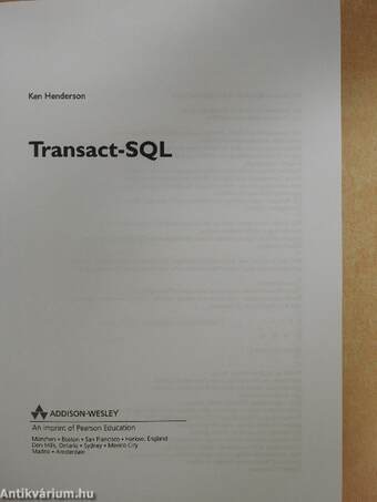 Transact-SQL - CD-vel