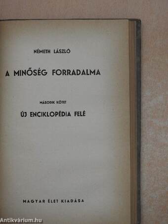 A minőség forradalma I-IV.