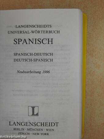 Langenscheidts Universal-Wörterbuch Spanisch