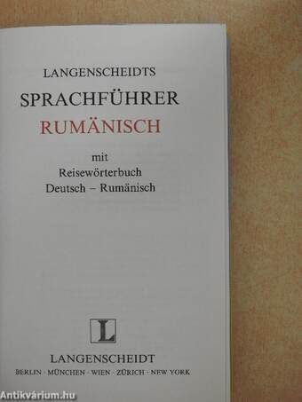 Langenscheidts Sprachführer Rumänisch