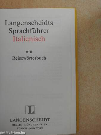 Langenscheidts Sprachführer Italienisch