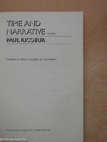 Time and Narrative 1 (töredék)