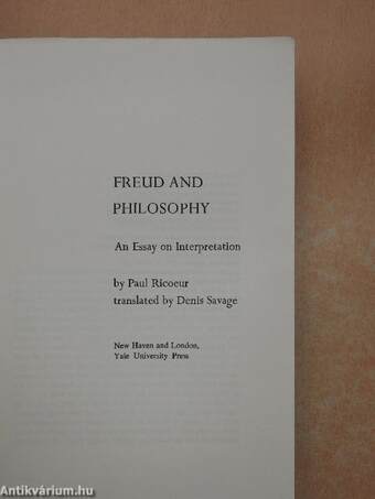 Freud and Philosophy