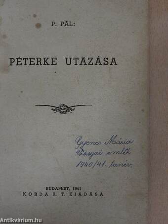 Péterke utazása